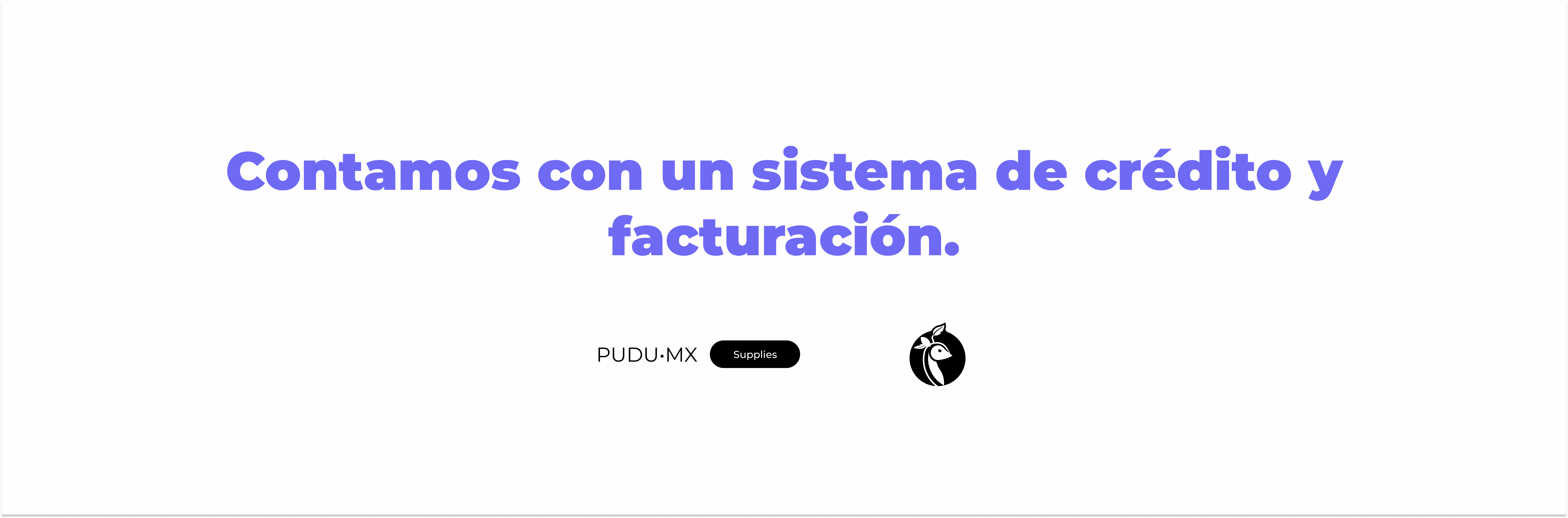 Contamos con un sistema de crédito y facturación