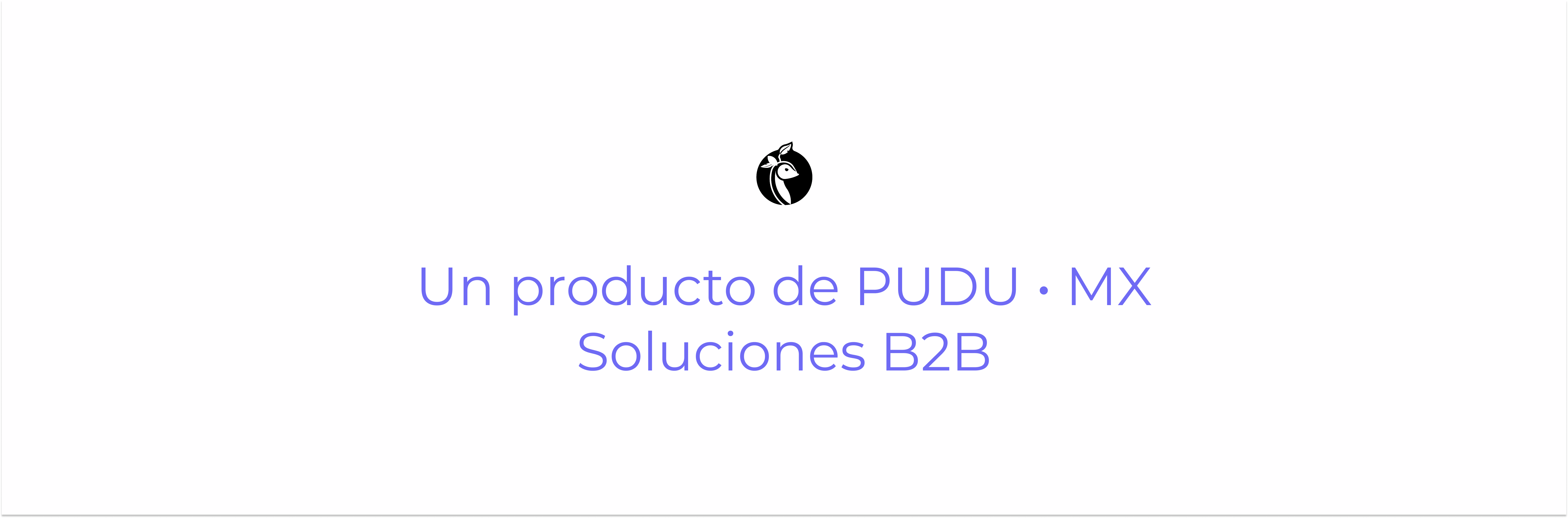 Un producto de PUDU • MX Soluciones B2B